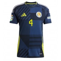 Camiseta Escocia Scott McTominay #4 Primera Equipación Eurocopa 2024 manga corta